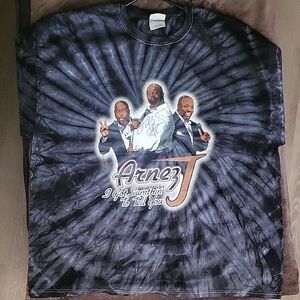 Arnez J Signed Autographed Black and Gray Tie-Dye Tee